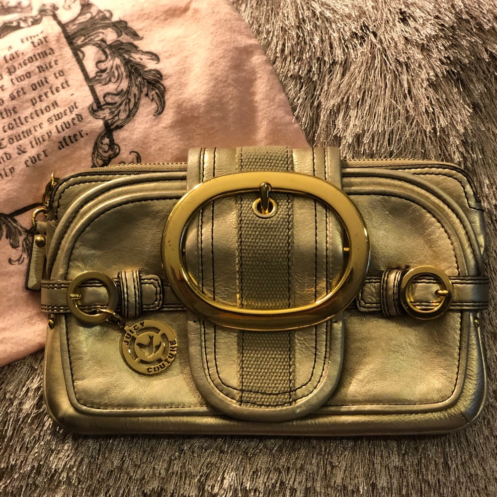 Juicy Couture Gold Clutch